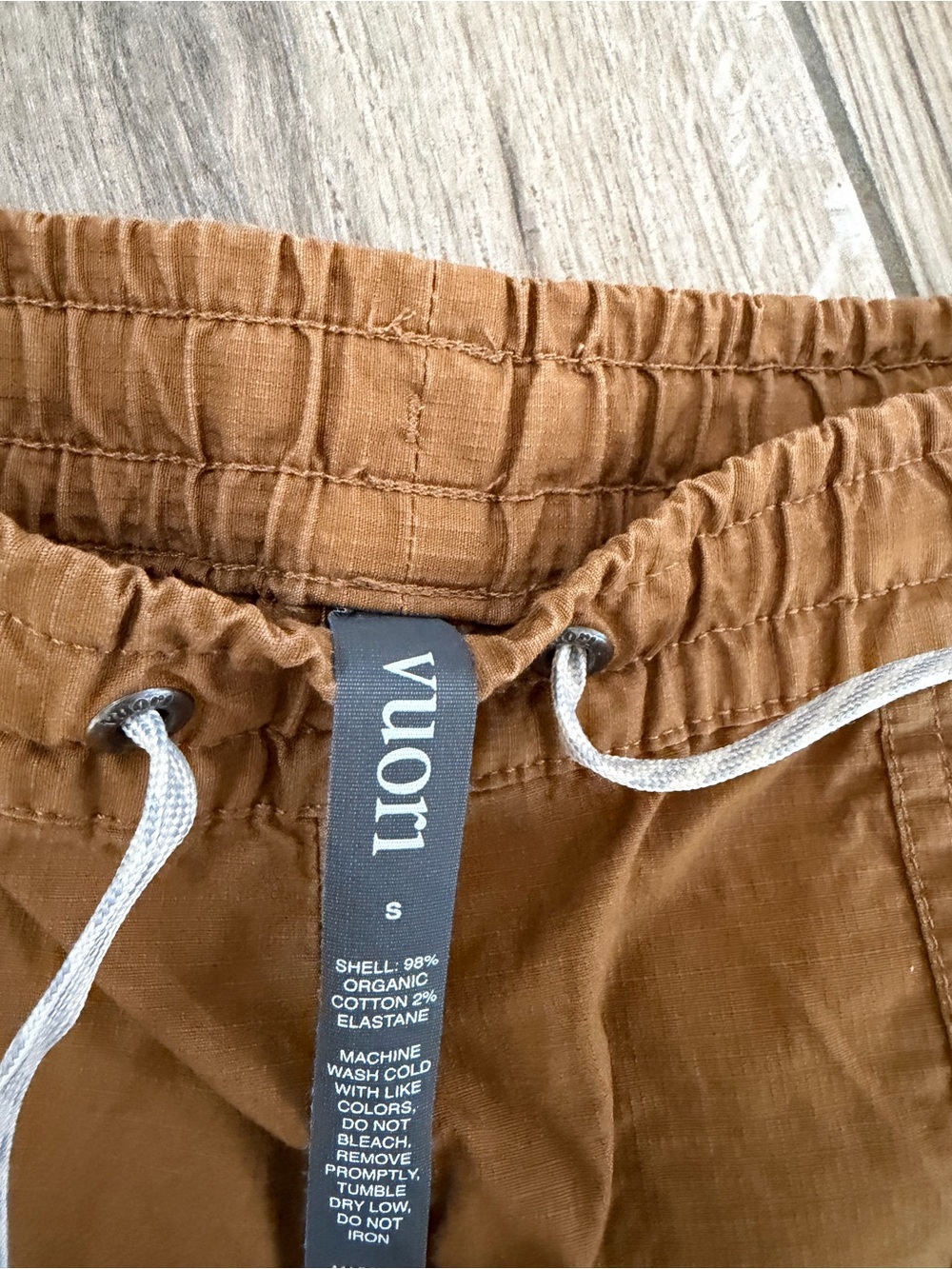 Vuori Brown Drawstring Ripstop Shorts - Picture 7 of 7